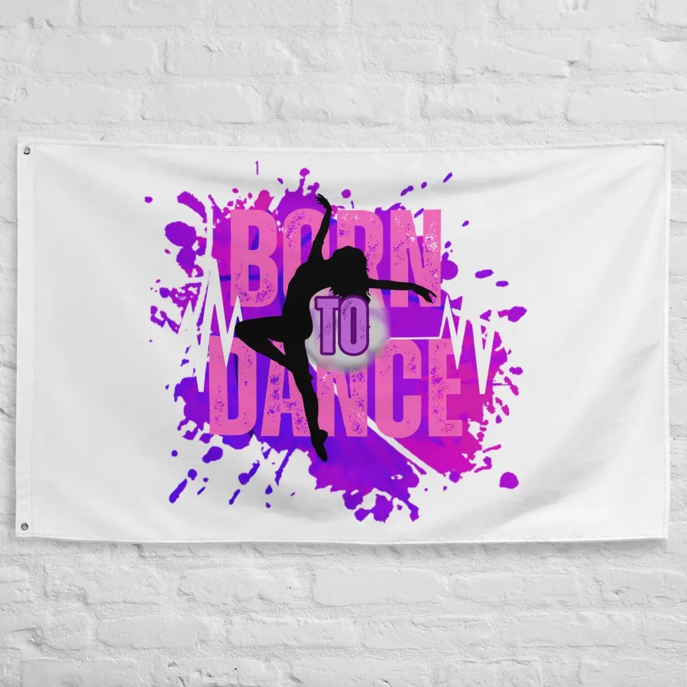 Born to Dance Her Silhouette Flag product image (10)