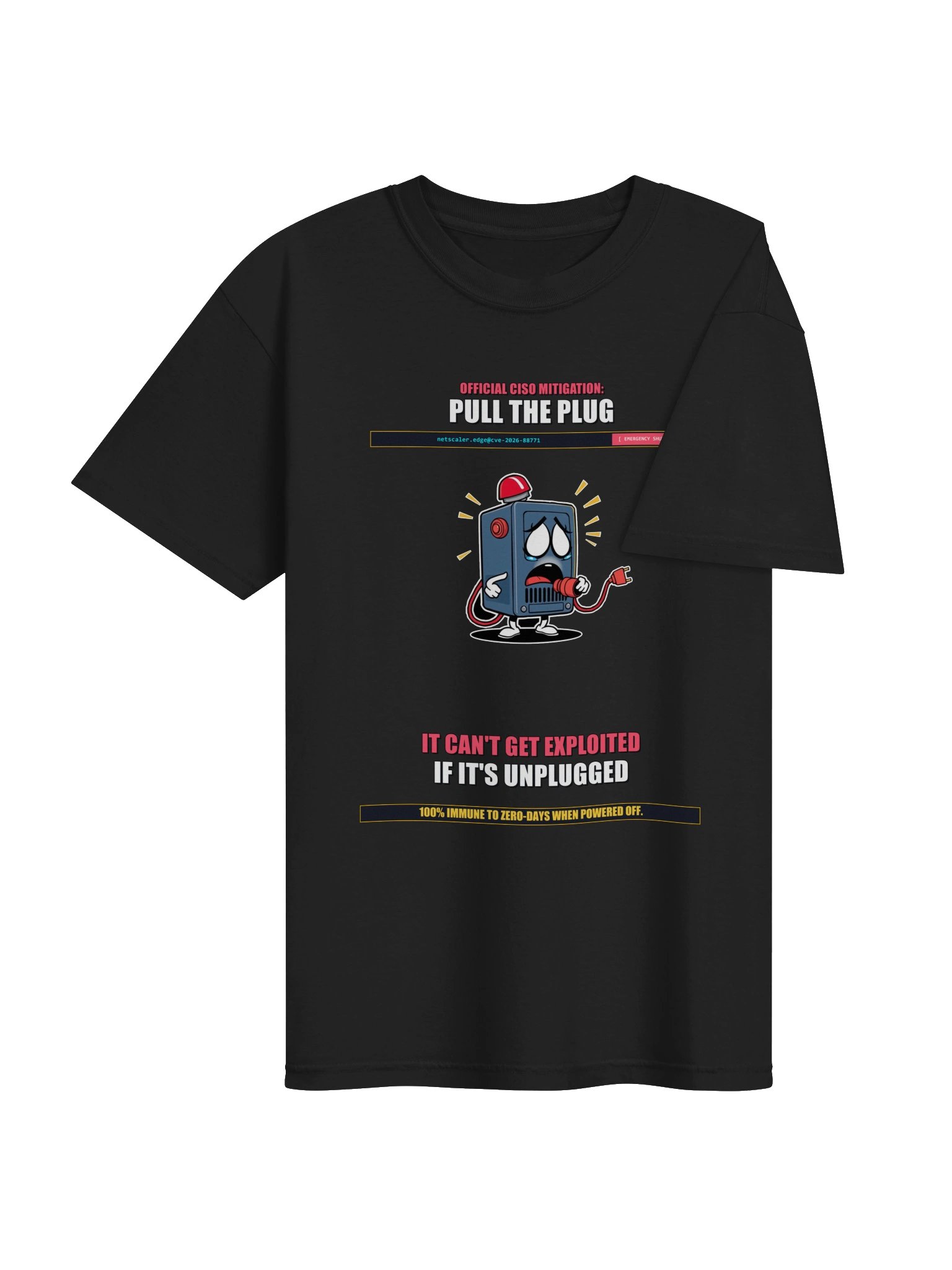 Citrix Emergency Mitigation: "Pull The Plug" Heavyweight Tee - Dark product image (16)