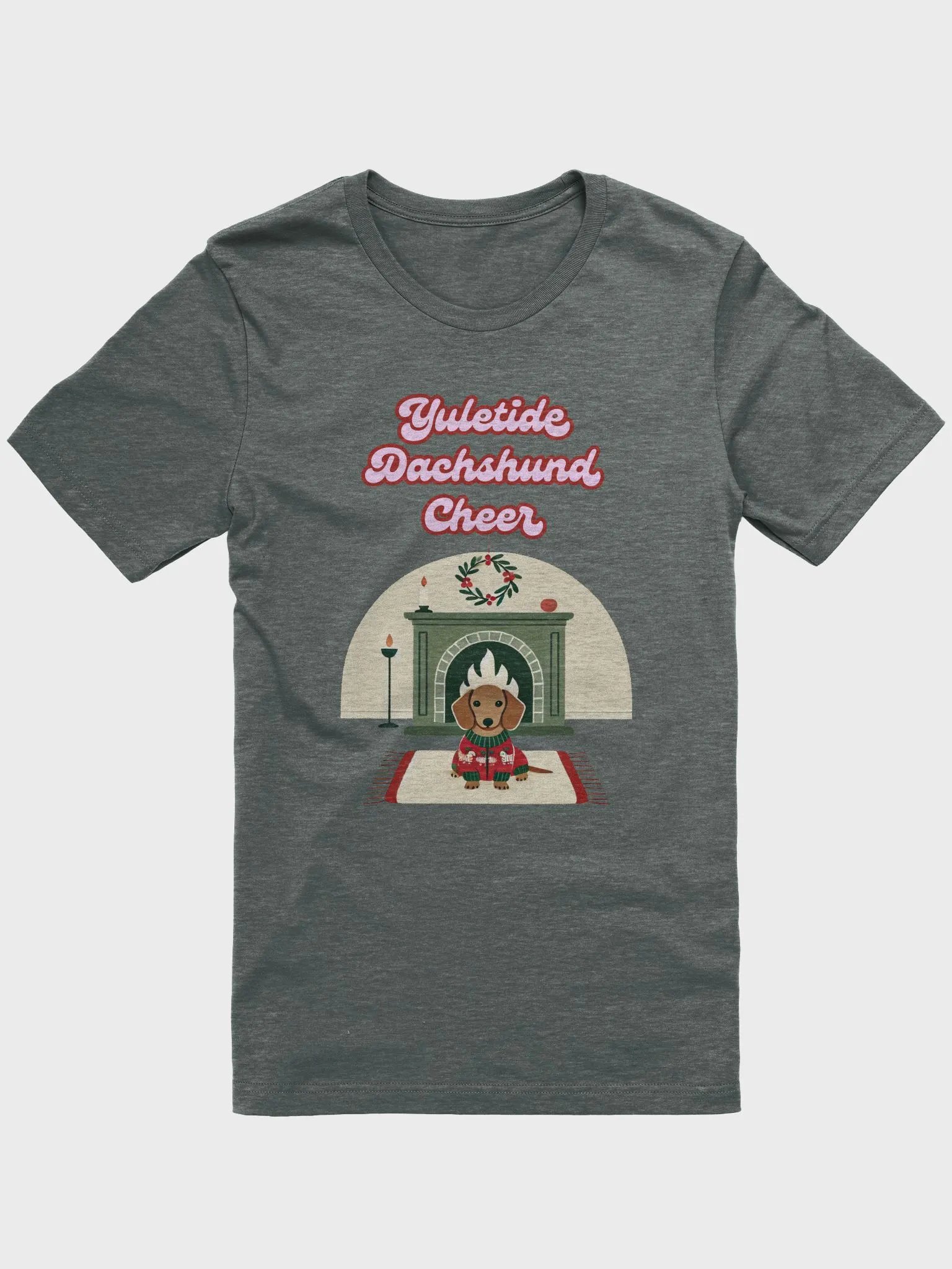 Yuletide Dachshund Cheer T-Shirt product image (1)
