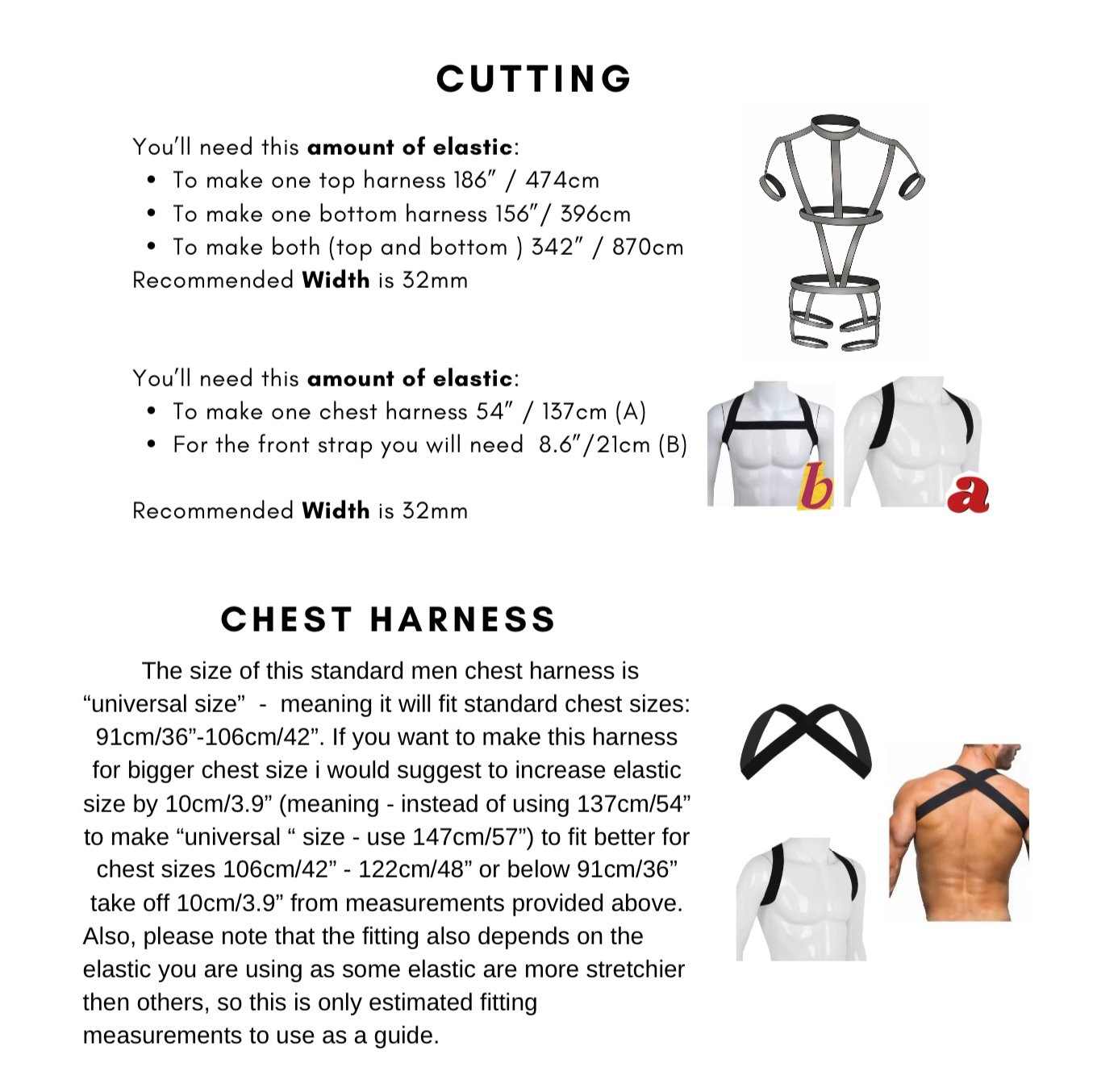 Elastic Full Body Harness Sewing Pattern: Unleash Your Inner Designer! product image (7)