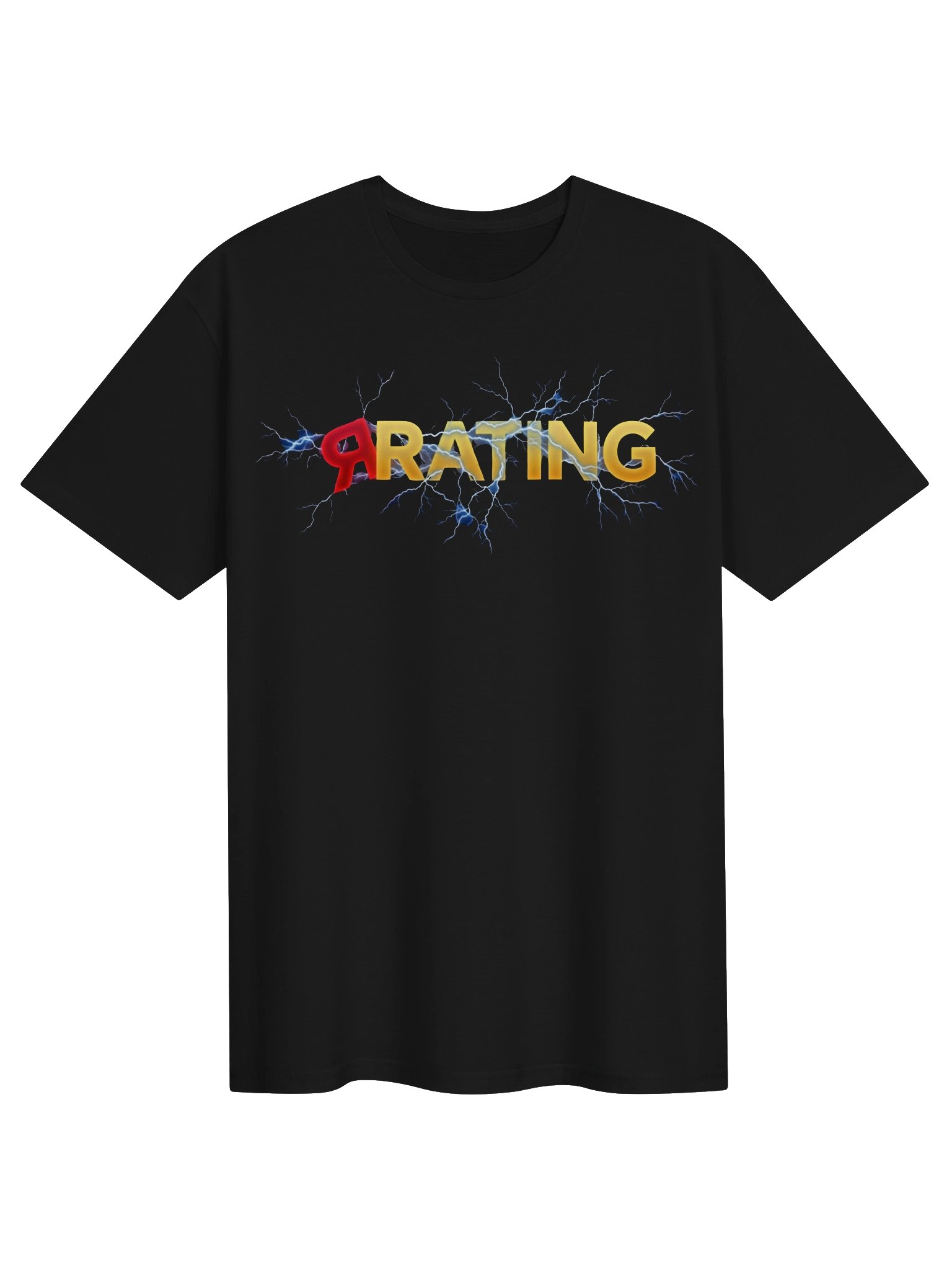 R Rating "Blue Lightning" Logo Tee product image (1)