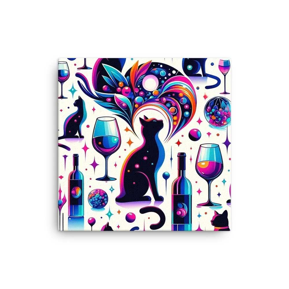 Canvas (in): Cats and Wine product image (1)