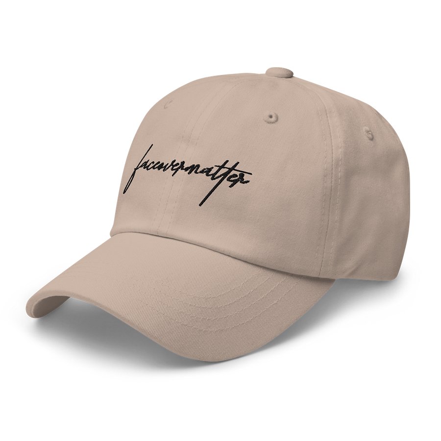 Faceovermatter Dad Hat (Stone) product image (4)