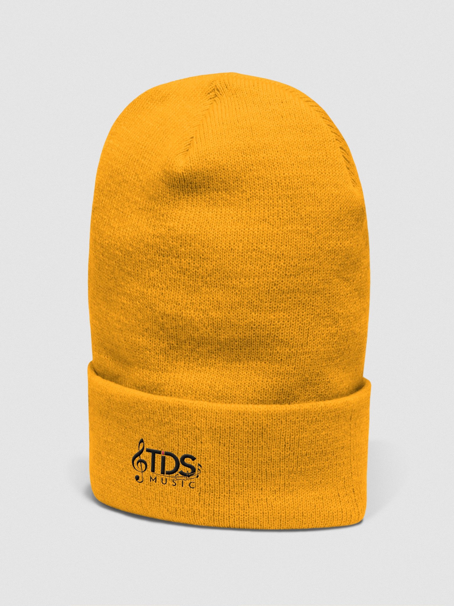 TDS Music Yupoong Cuffed Beanie in Yellow, Black, Green, White, Red, Gray, Navy (One Size) product image (19)