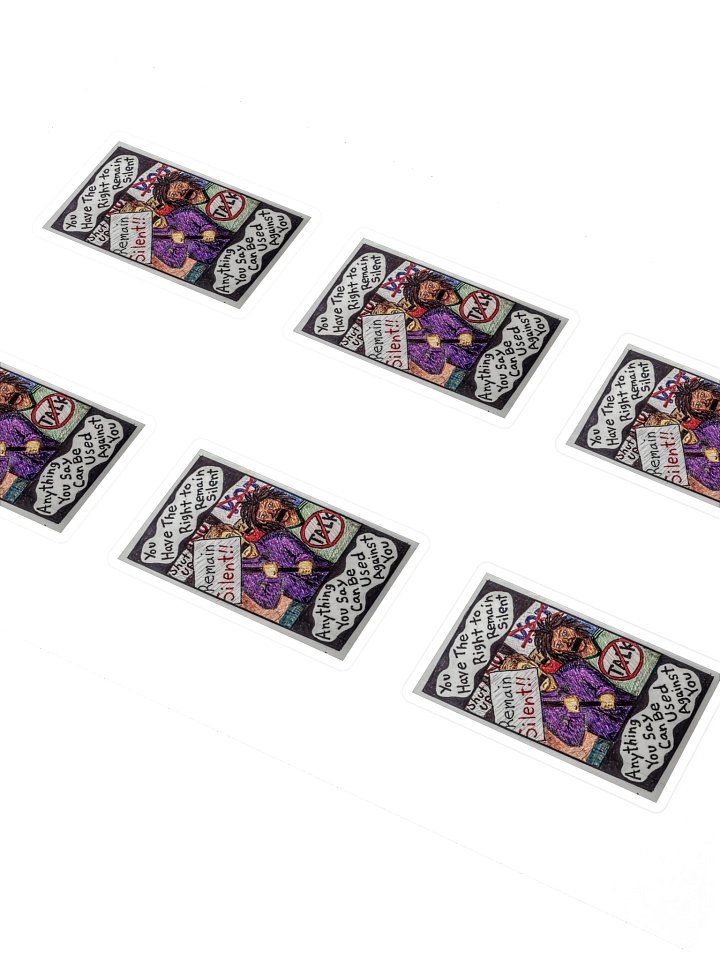Remain Silent Sticker Sheet product image (2)