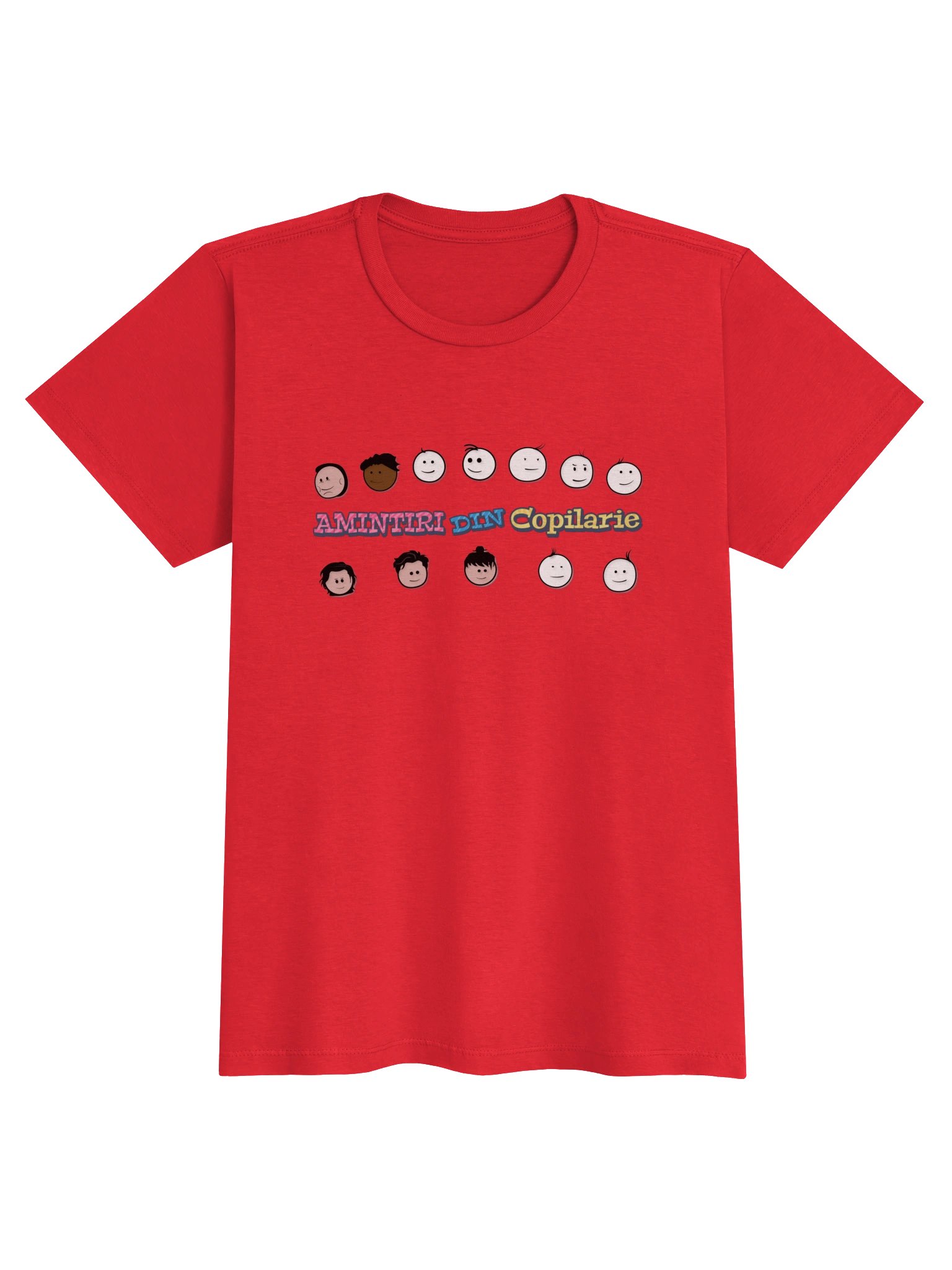 Tricou Damă Roșu – Amintiri Din Copilărie product image (1)