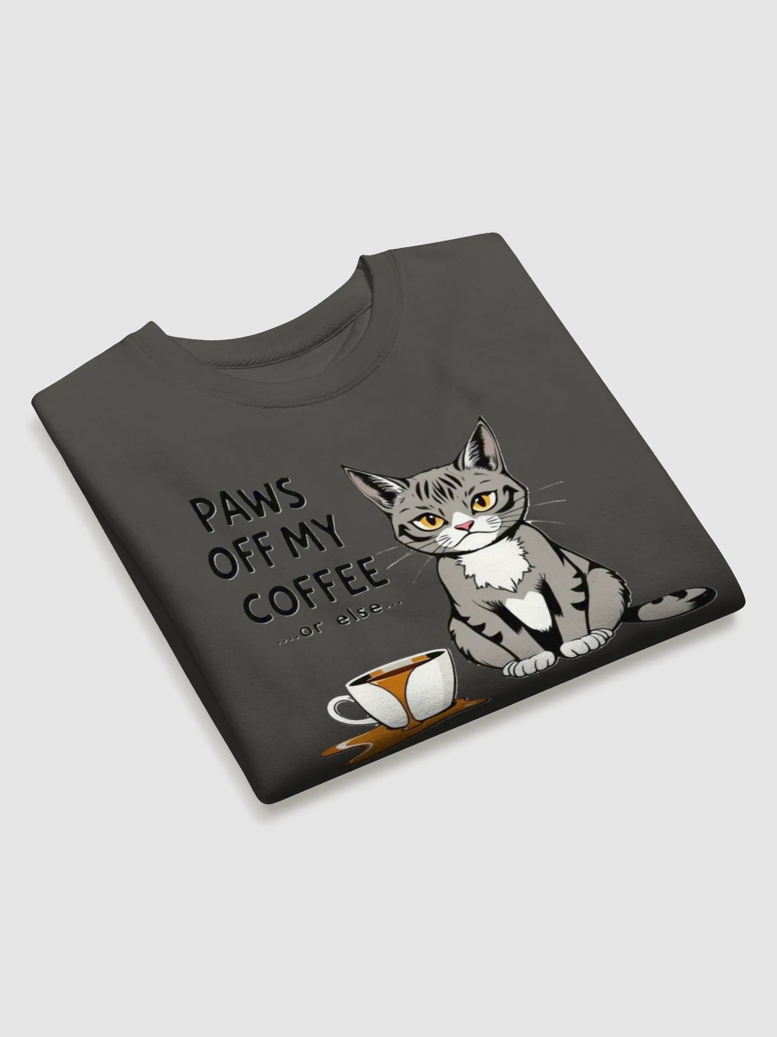 Grumpy Cat Coffee Warning Sweatshirt product image (15)