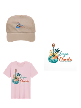EVYN CHARLES Bundle (T-Shirt, Hat, Sticker)