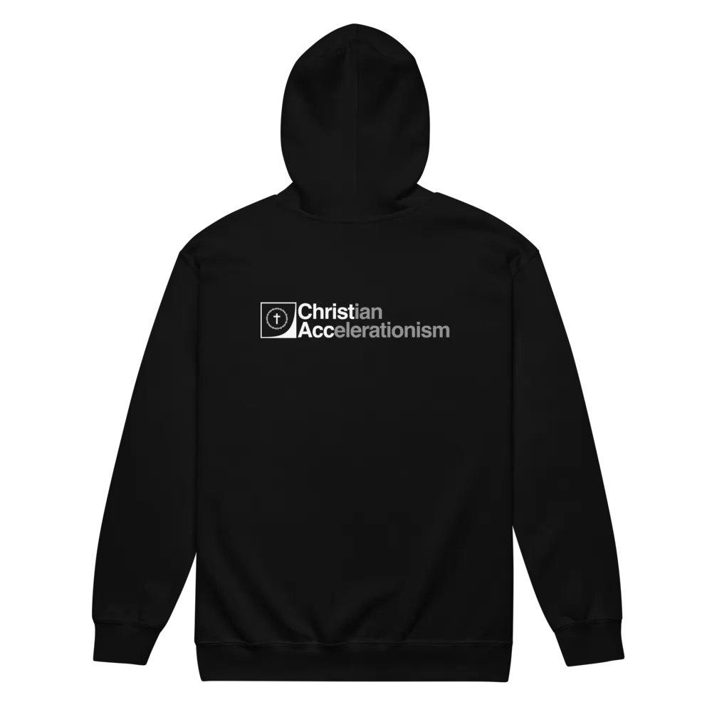 Christian Accelerationism Full-Zip Hoodie (Dark) product image (7)