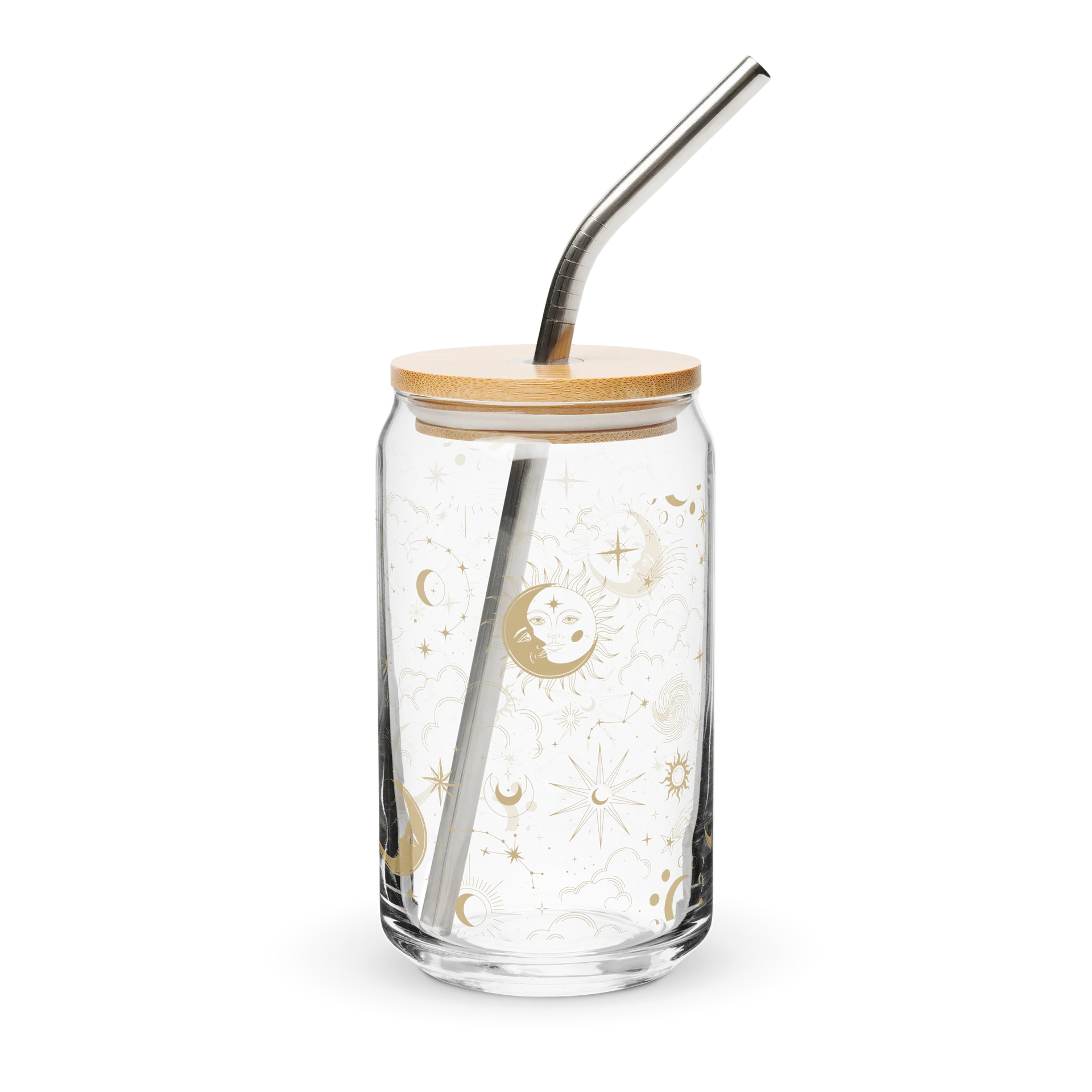 The Sun & The Moon Glass w/ straw product image (4)