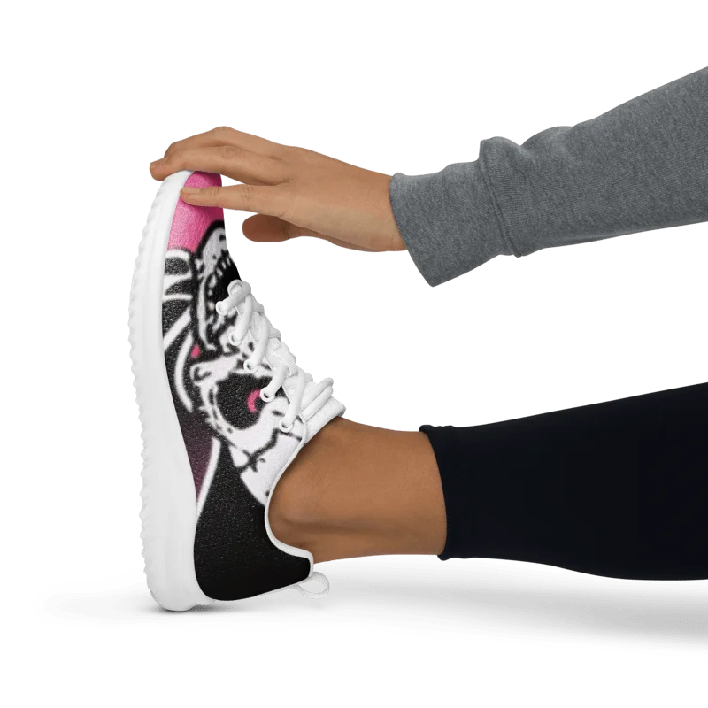 Winged Skull Women’s Athletic Sneaker product image (8)