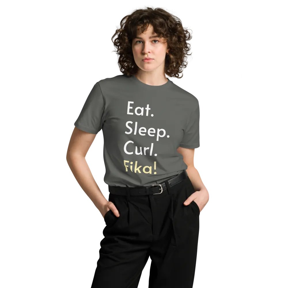 Fika Tee - Charcoal product image (5)