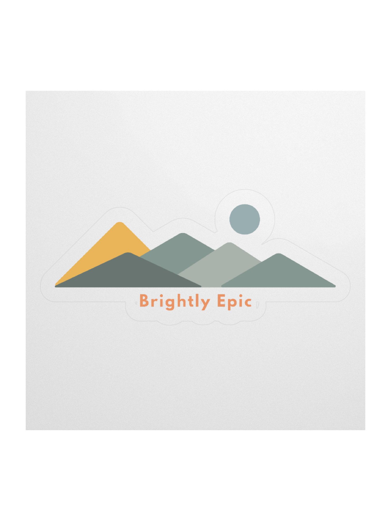 Brightly Epic Sticker product image (3)