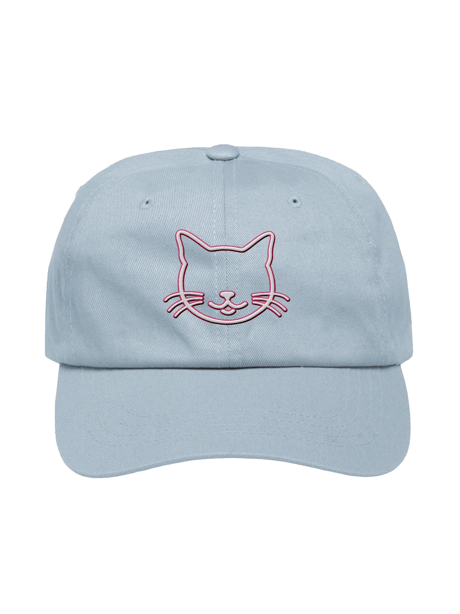 Neon Cat Face Dad Hat product image (1)