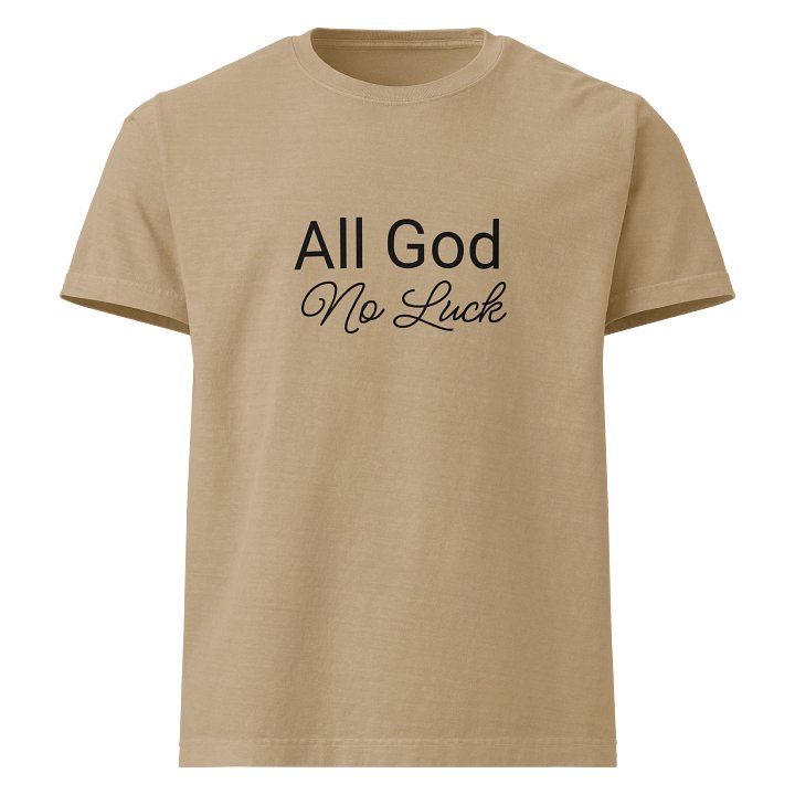 All God No Luck Oversized T-Shirt product image (1)
