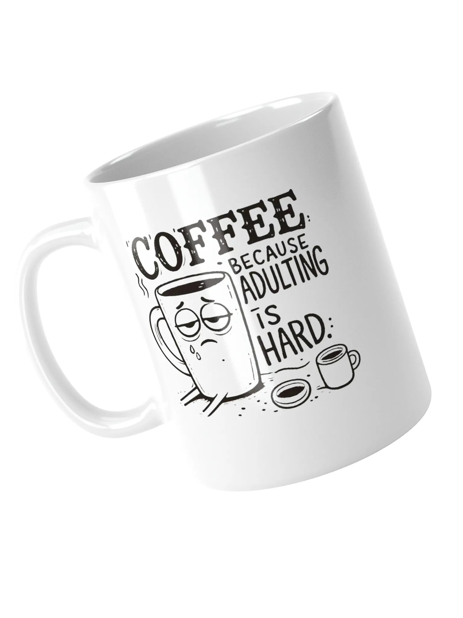 Coffee Because Adulting Is Hard Mug product image (5)