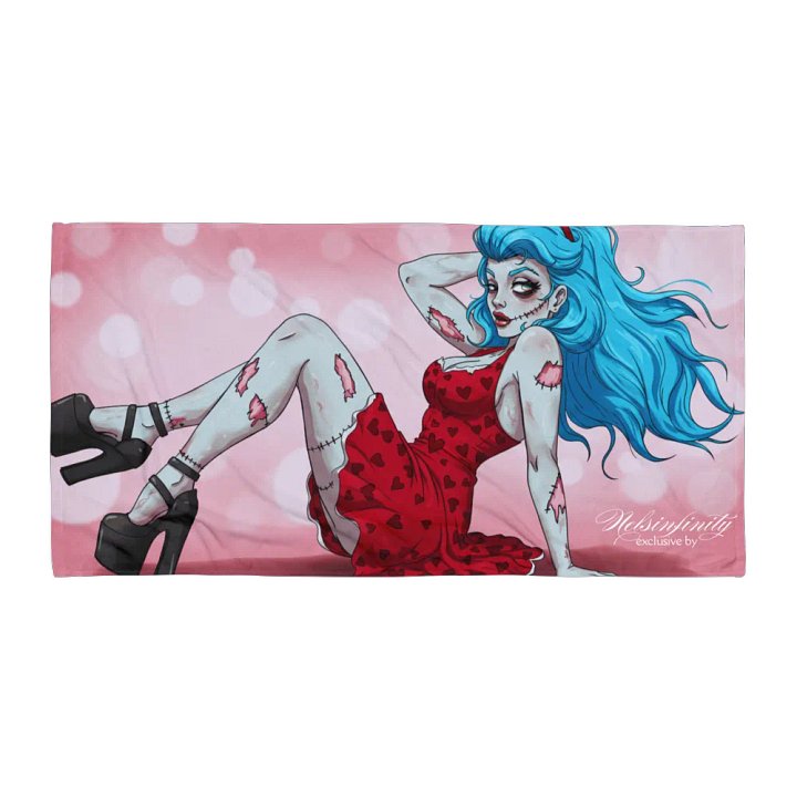 V4 Zombie Pinup Sublimated Towel product image (1)