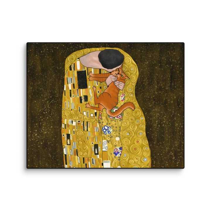 The Reluctant Kiss Canvas Print product image (4)