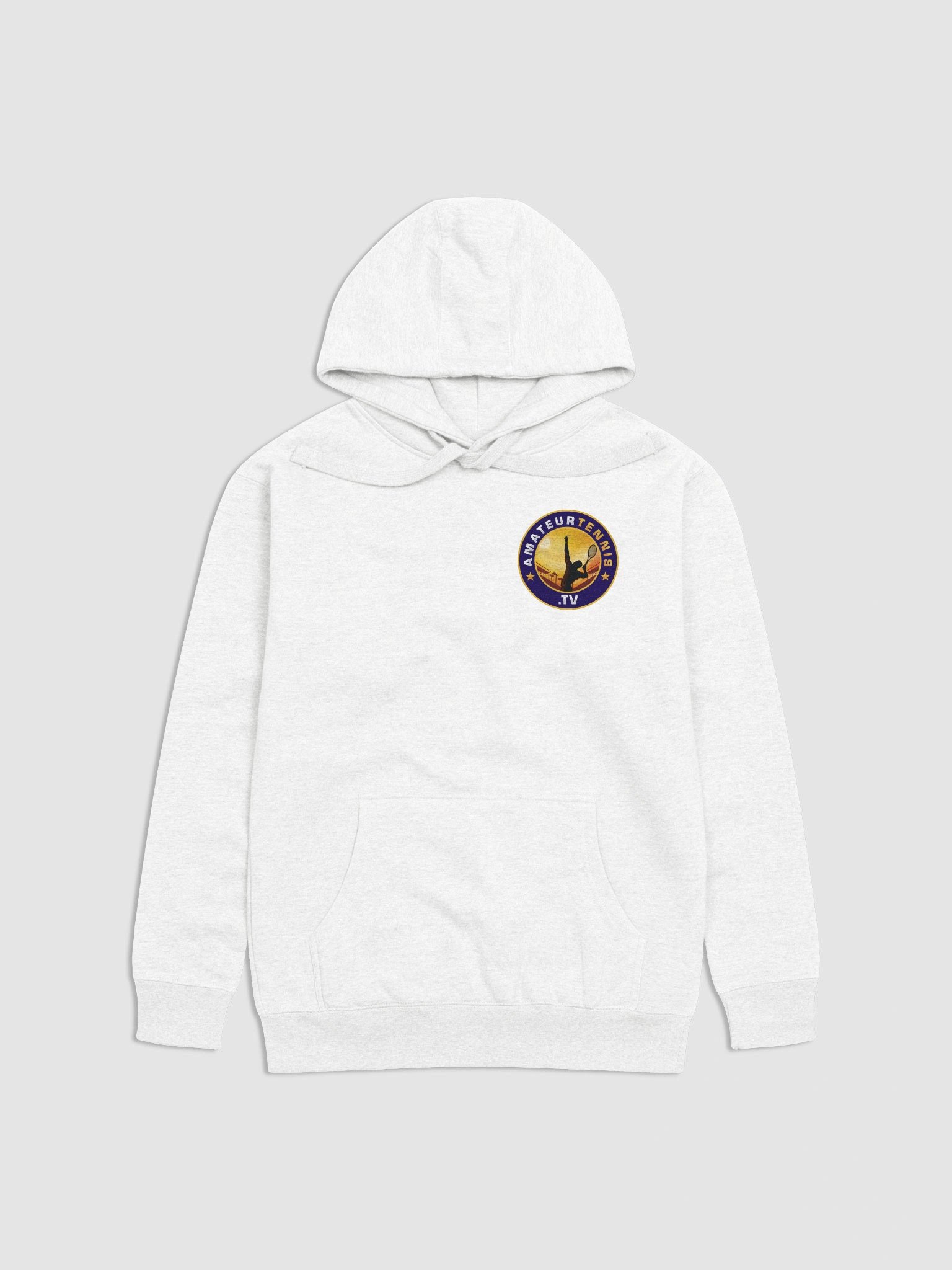AmateurTennis.tv Brand Hoodie - White product image (1)