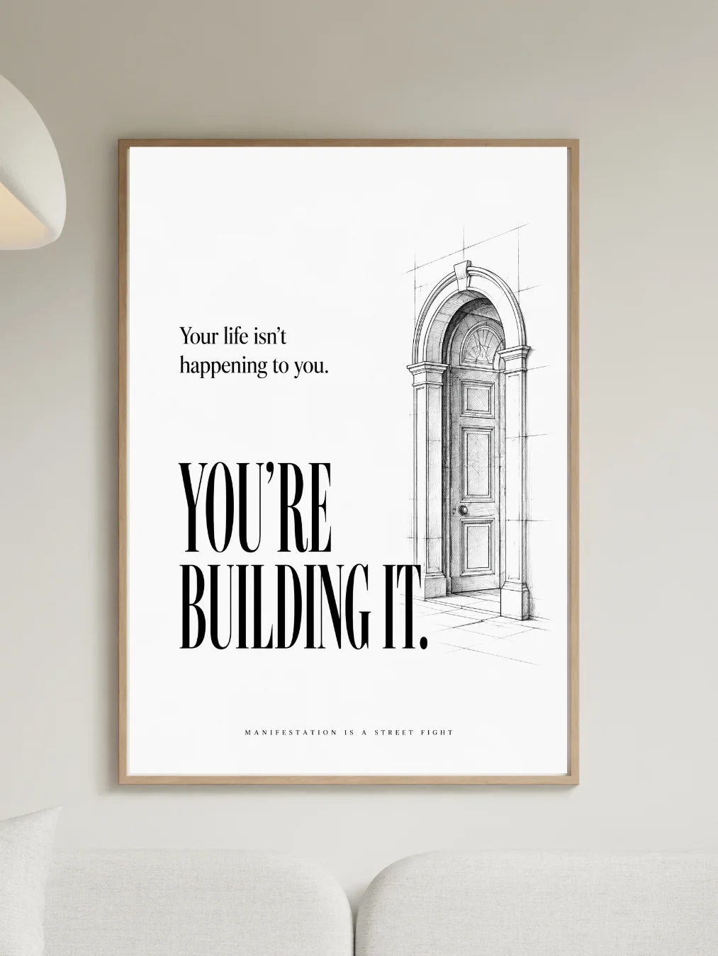 Manifestation Is a Street Fight – Minimalist Printable Wall Art Bundle product image (1)