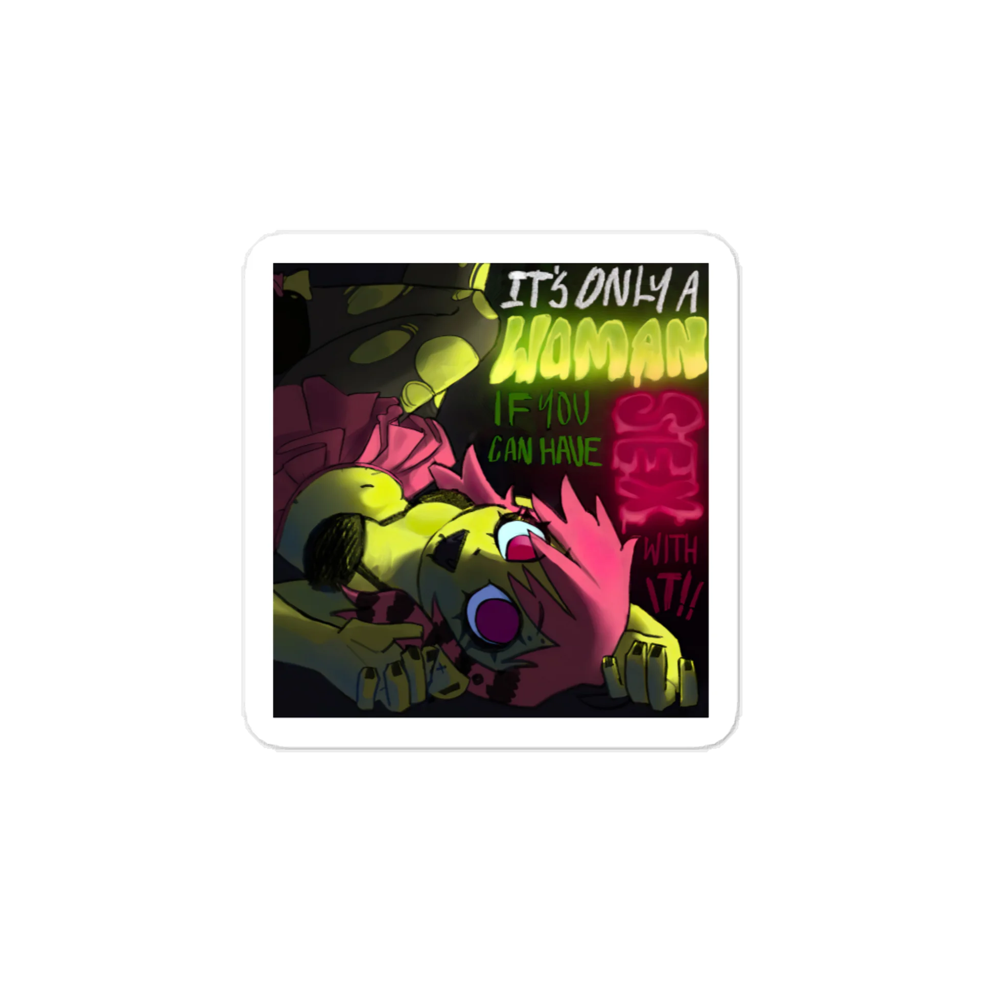 ITSONLYAWOMAN STICKER product image (1)