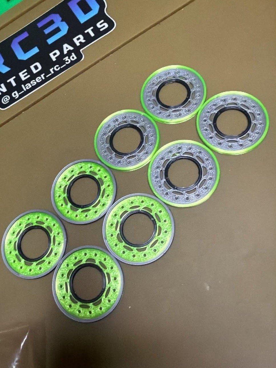 GRC3D Injora 1.0" 16-Hole Beadlock Rings product image (1)