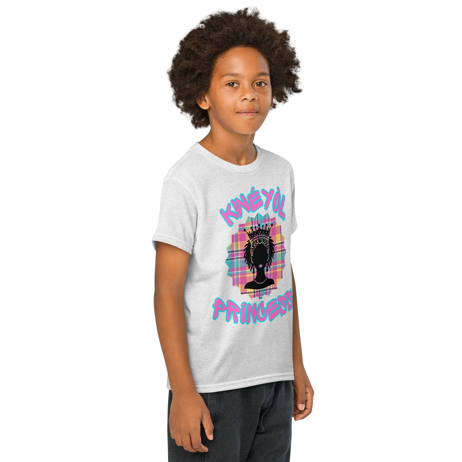 Kwéyòl Princess Youth Sports Tee product image (5)