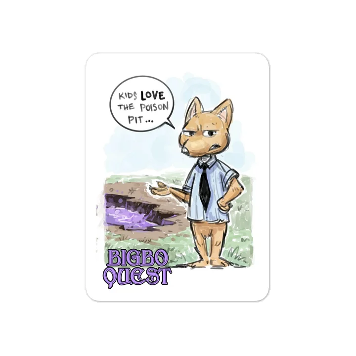 Mitts Poison Pit Sticker [Bigbo Quest] product image (1)
