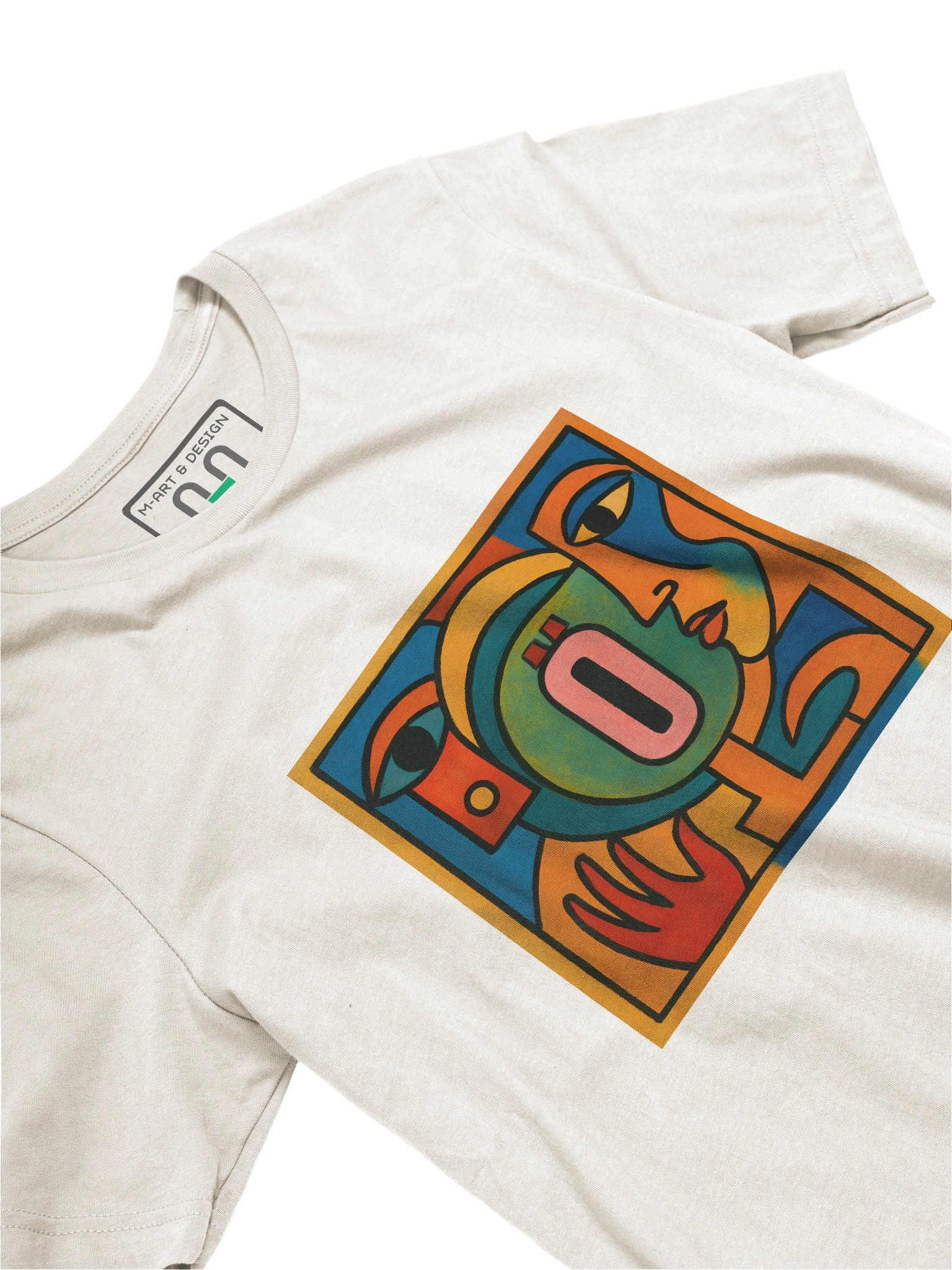 Överthink Tee, Picasso-Inspired Abstraction - M-Art & Design product image (3)