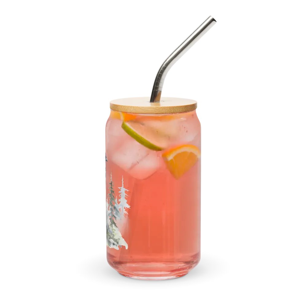 Can-Shaped Glass 🖤 Majestic Watercolor Crow product image (10)