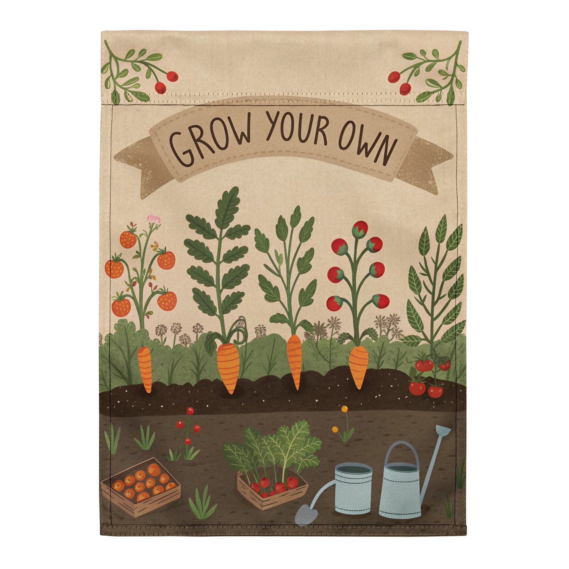 Grow Your Own Food Garden Flag product image (1)