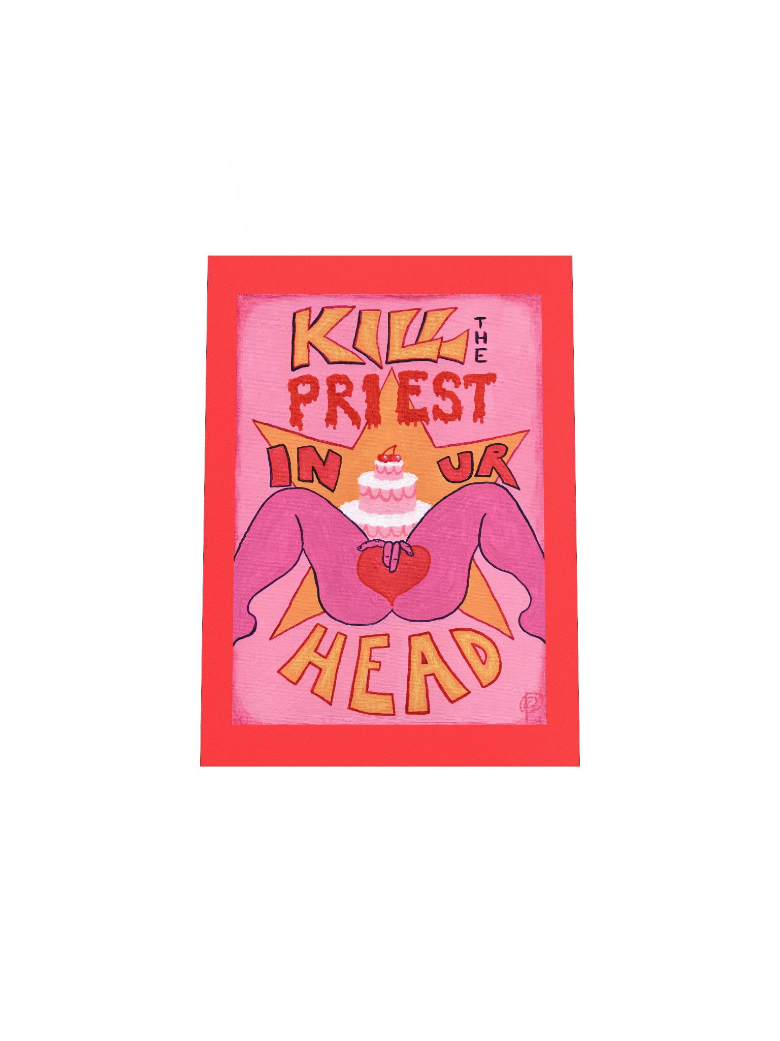 kill the priest in your head matte poster print product image (5)