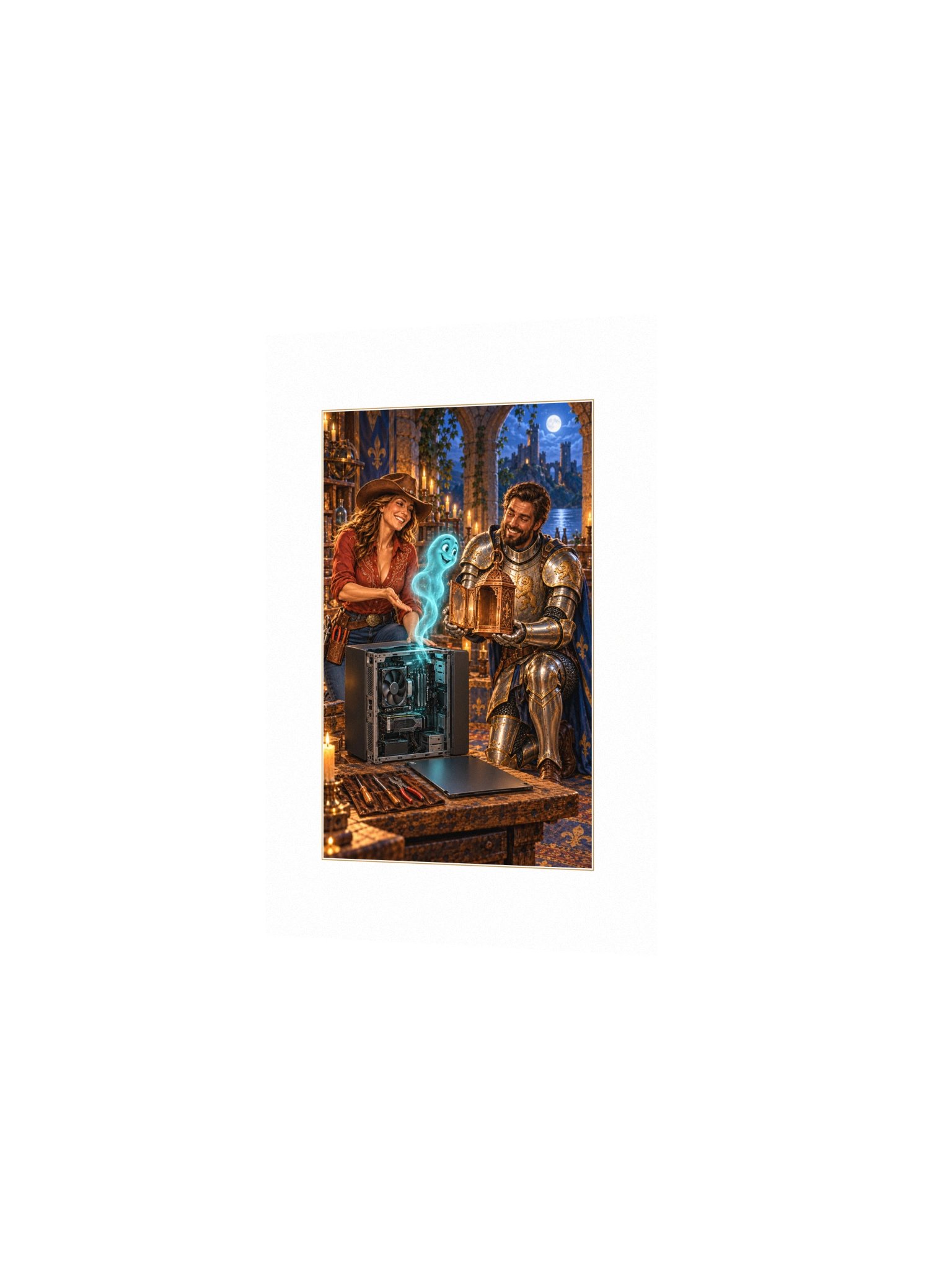 Ghost in the Machine Small Art Print product image (2)