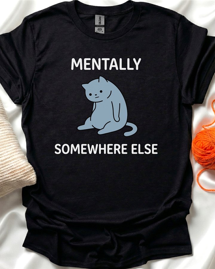 Mentally Bad Cat T-Shirt product image (1)