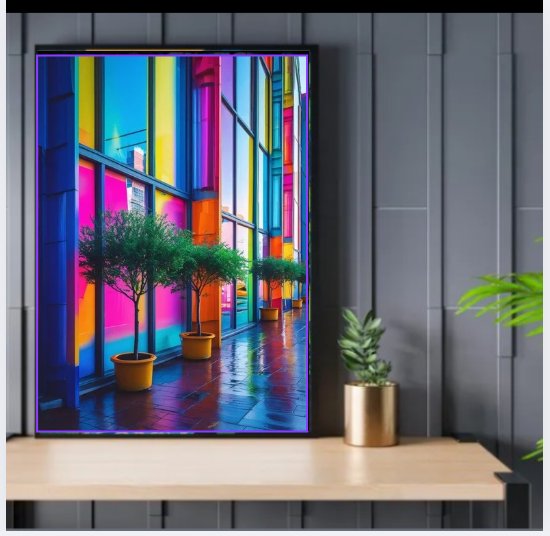 Coloured Facade Wall Art product image (3)