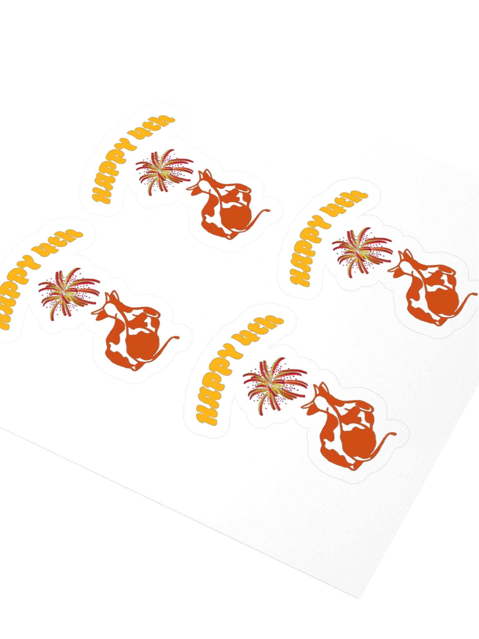 Happy 4th - Sticker (small) product image (3)