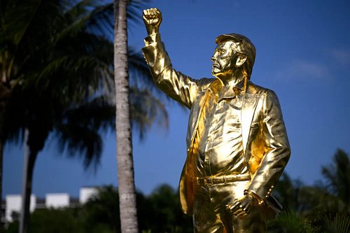 Bro has a golden statue to himself and he loves it. And you're OK with it. Despite the whole 