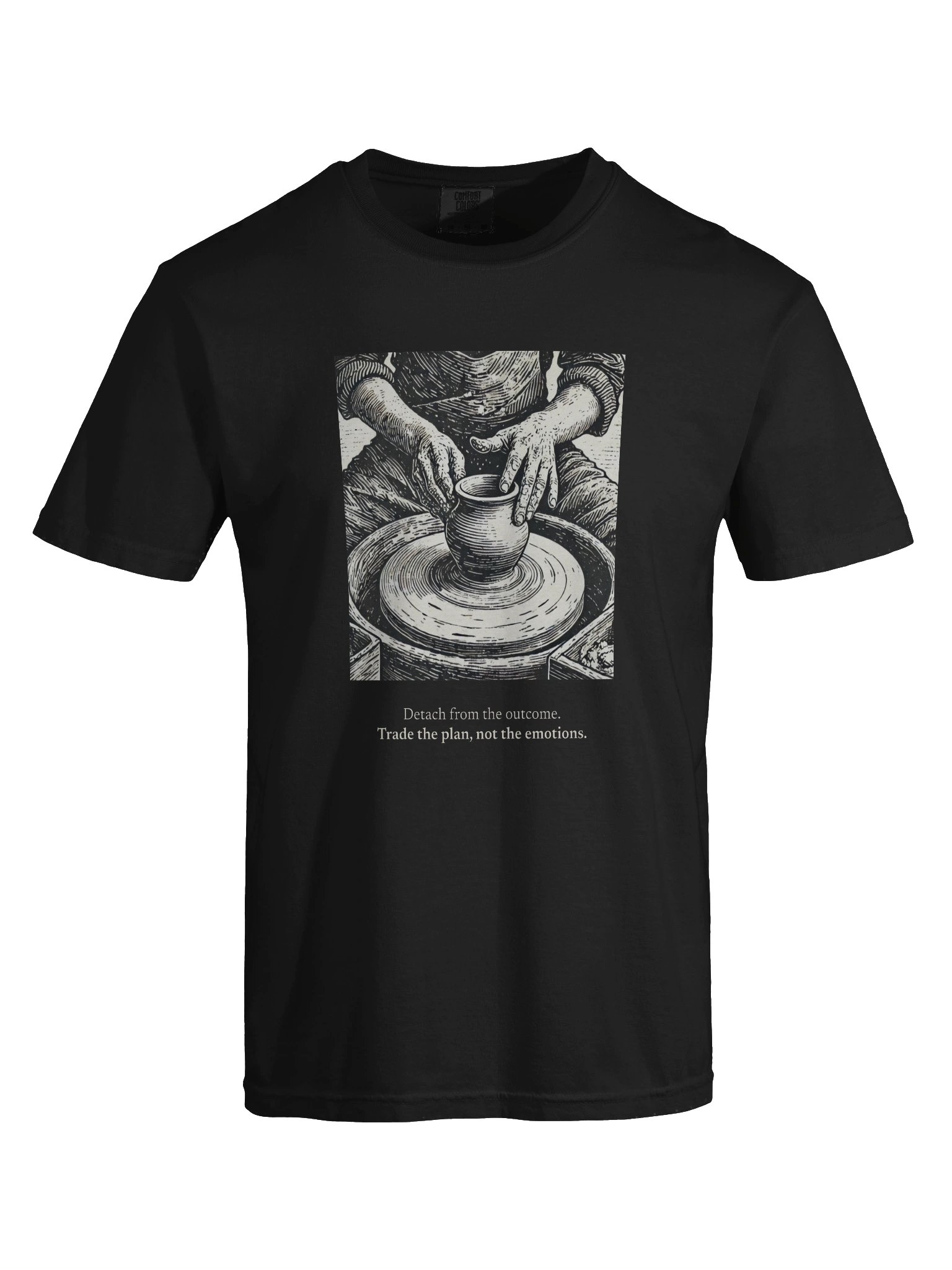Trade the plan, not the emotions Tee - Front product image (7)