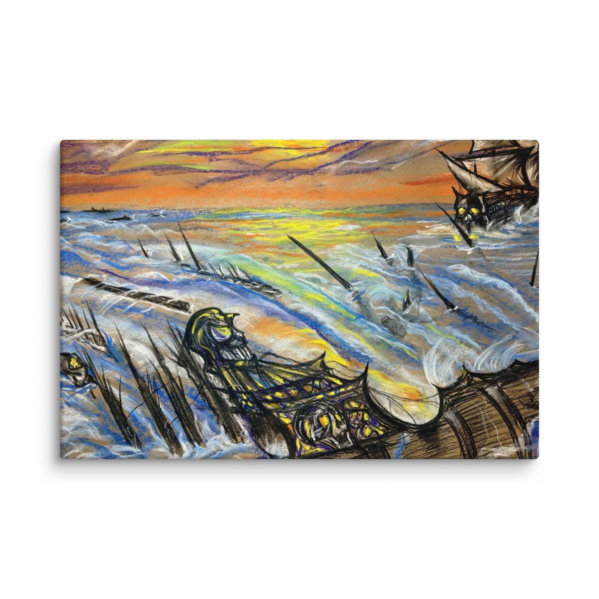 The Pirate Shipwreck Canvas Print by MayneArt product image (1)