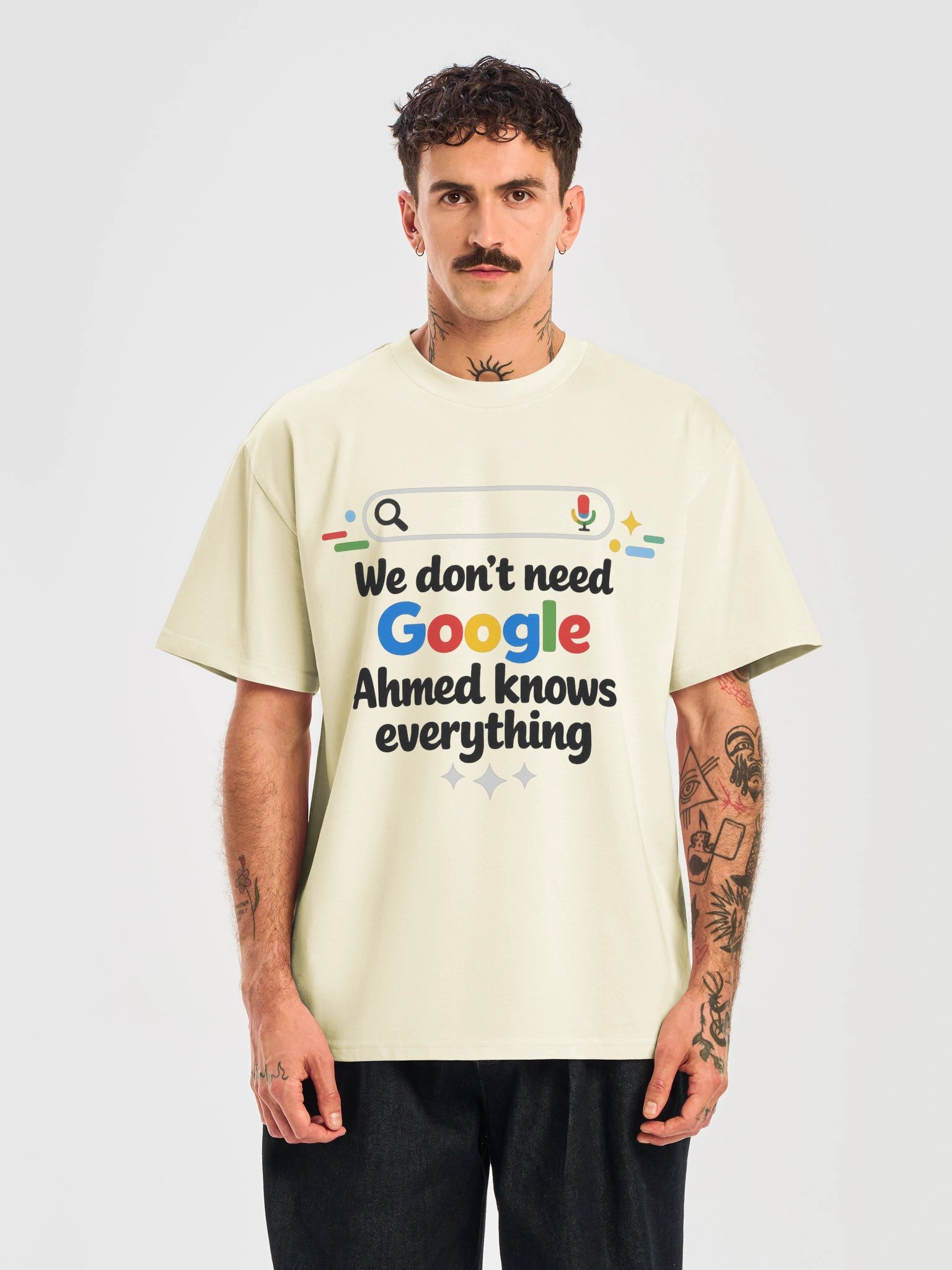 We Don't Need Google, Ahmed Knows Everything T-Shirt product image (4)