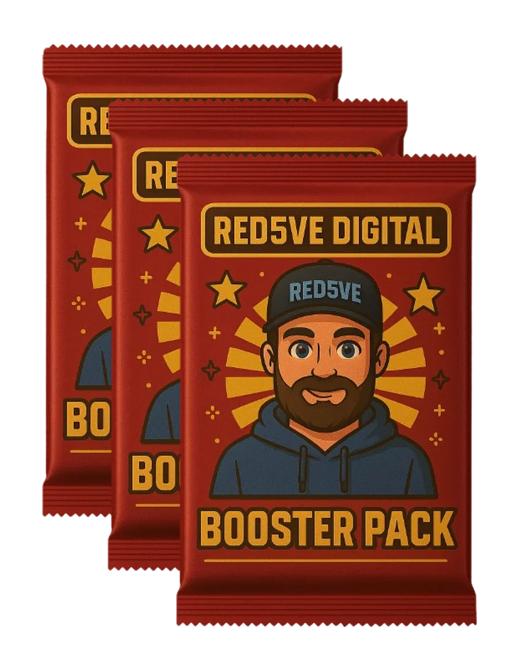 Red5ve Digital Booster Pack - 3 Digital Packs product image (1)