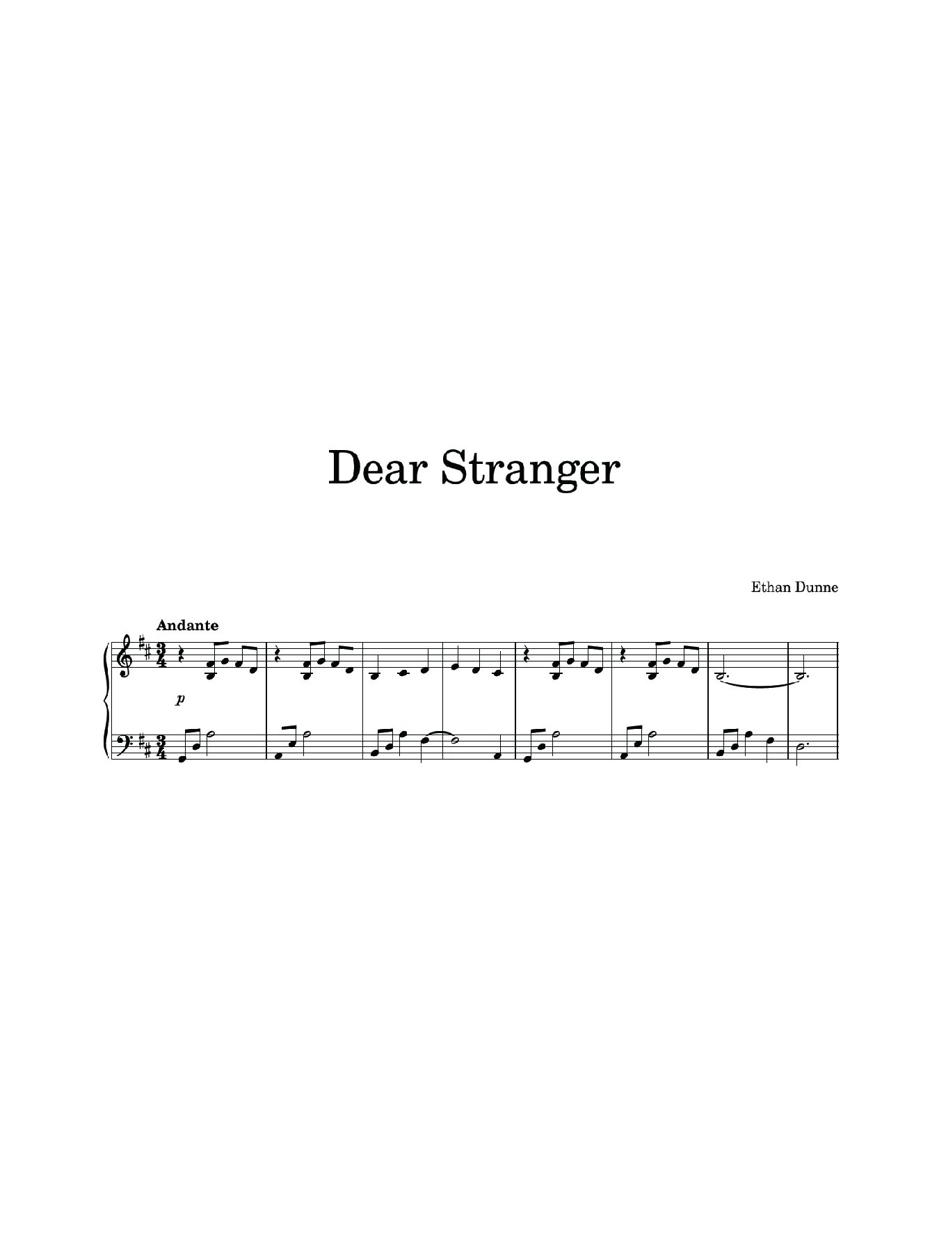 Dear Stranger product image (1)
