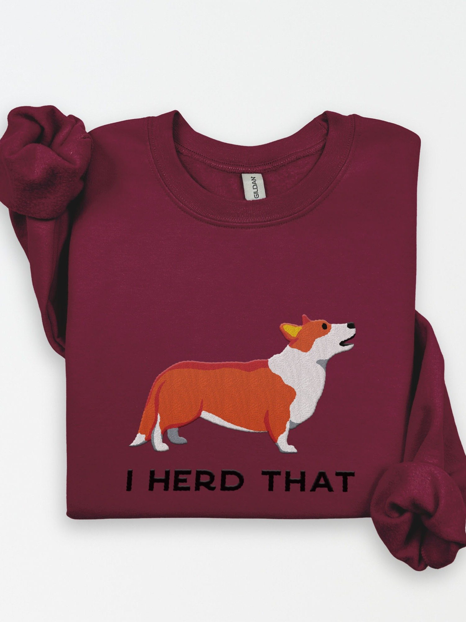 I Herd That Sweatshirt (Embroidered) of a Cardigan Welsh Corgi product image (1)