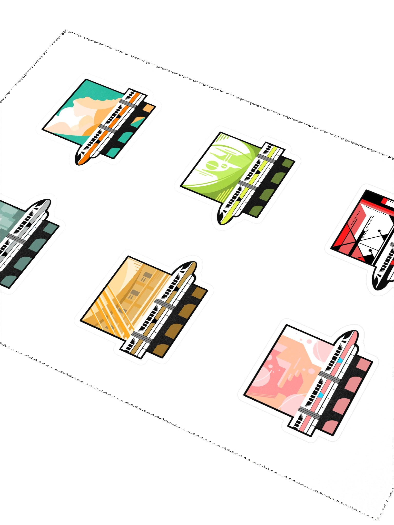 Monorail Sticker Pack #2 product image (2)