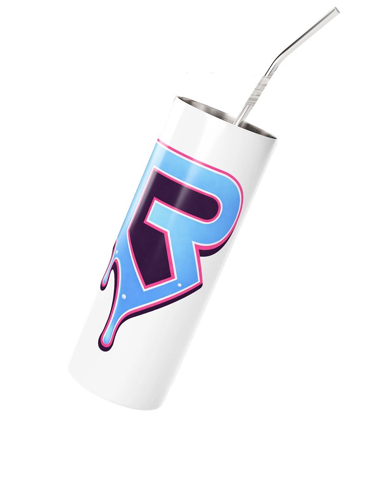 R Drippy White Stainless Steel Tumbler product image (2)