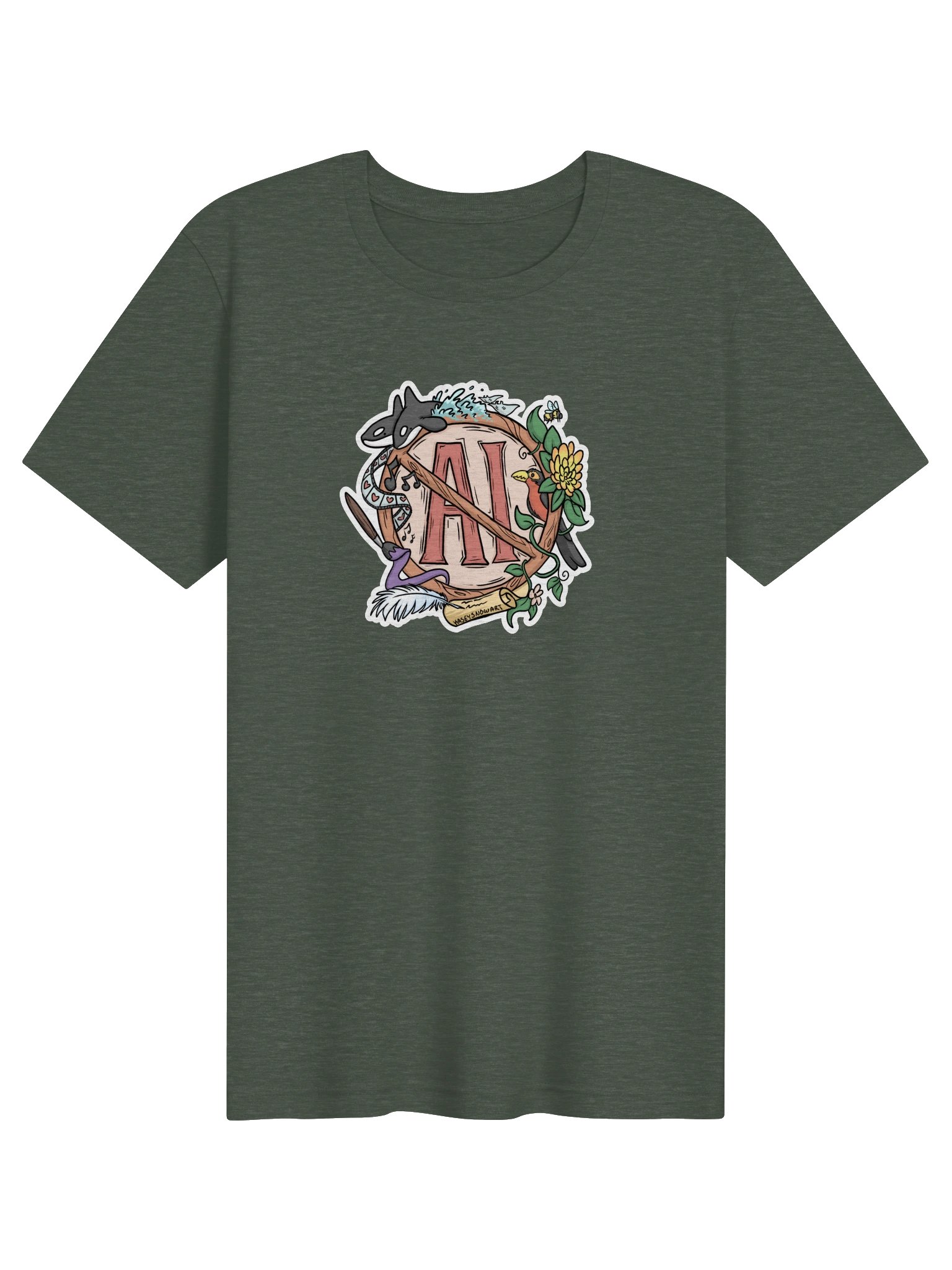 No AI T-shirt product image (1)