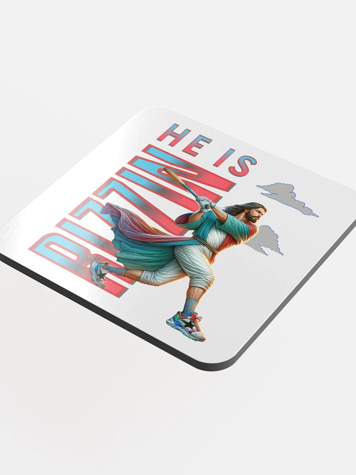 He Is Rizzin Baseball Coaster product image (1)