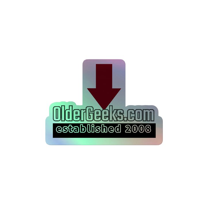 Downward Arrow Holographic Sticker product image (2)