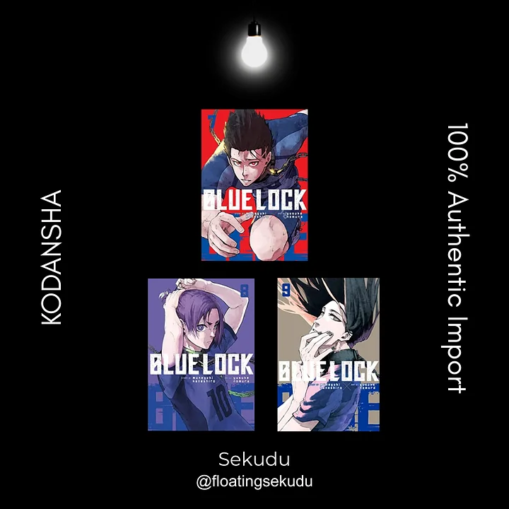 [Authentic] Blue Lock Manga (English) Vol 7, 8, 9 | Kodansha [Brand New] product image (1)