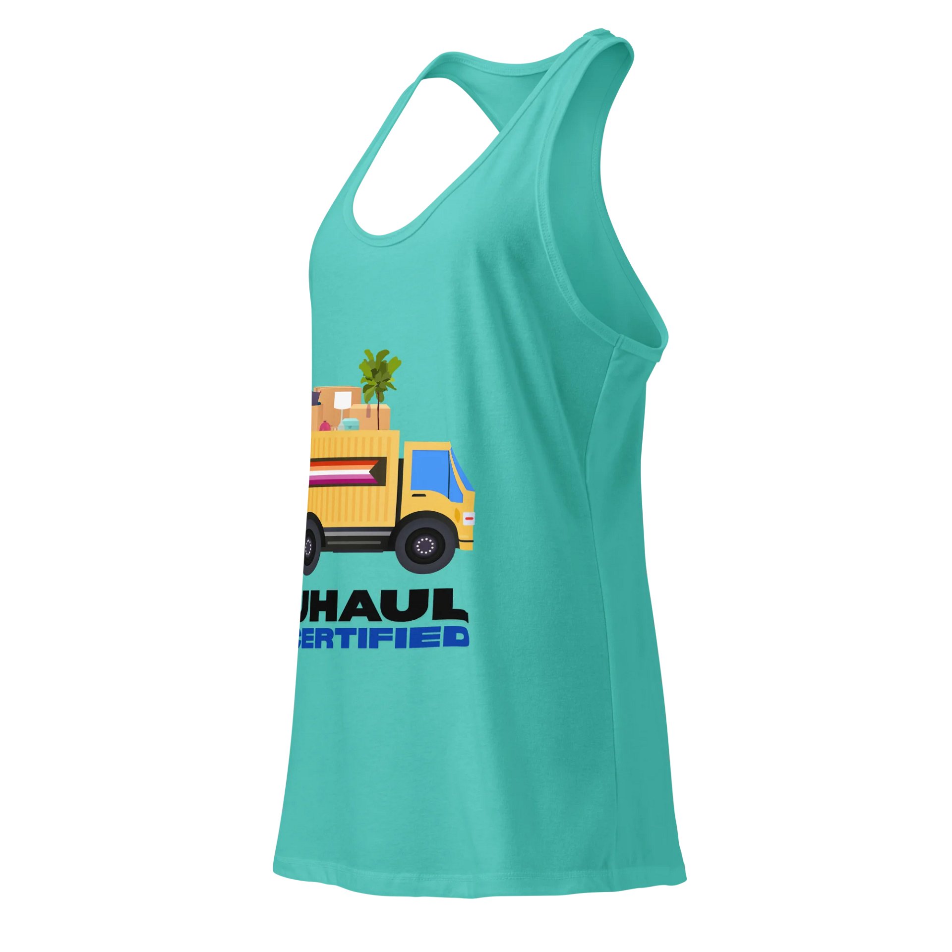 U-Haul Certified Lesbian Pride Racerback Tank (Women) product image (4)
